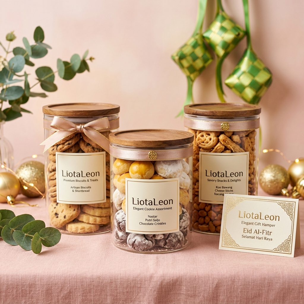 Paket lebaran LiotaLeon – toples kue premium